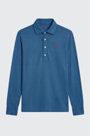 Polera Azulona Piqué Hombre
