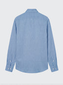 Polera Azul Denim Lino Hombre
