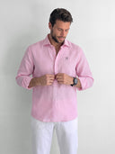 Polera Rosa Lino Hombre