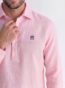 Polera Rosa Lino Hombre