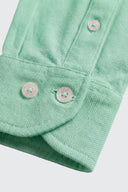 Polera Verde Agua Piqué Hombre