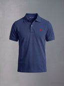 Men's Classic Forest Green Pink Cape Polo