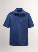 Polo Azul Indigo Mercerizado Hombre