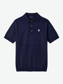 Polo Marino de Punto Manga Corta Hombre