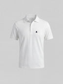 Polo Blanco Manga Corta Soft Hombre