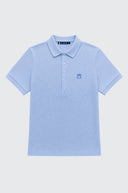 Polo Classic Celeste Mujer