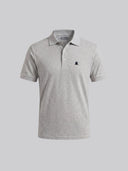 Polo Gris Manga Corta Soft Hombre