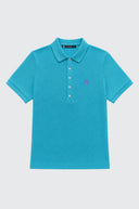 Polo Classic Azul Turquesa Mujer