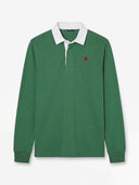 Polo Rugby Verde Hombre