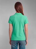Polo Classic Verde Aguamarina Mujer