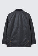 Parka Encerada Azul Marino Hombre