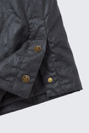 Parka Encerada Azul Marino Hombre