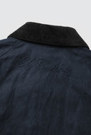 Parka Encerada Azul Mujer