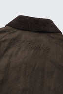 Parka Encerada Marrón Mujer