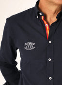 Camisa Azul Marino Regata España Hombre