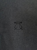 Men's Sweatshirt with Zip Neck Gray