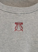 Sudadera Gris Oversize Mujer