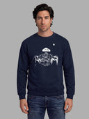 Sudadera Azul Marino Personalizable Hombre