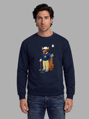 Sudadera Azul Marino Personalizable Hombre