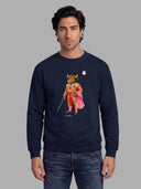 Sudadera Azul Marino Personalizable Hombre