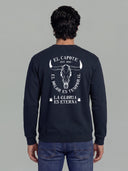 Sudadera Azul Marino Personalizable Hombre