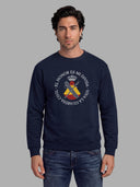 Sudadera Azul Marino Personalizable Hombre