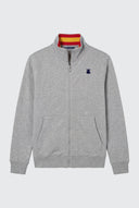 Sudadera Hombre Gris Cuello España