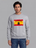 Sudadera Gris Personalizable Hombre