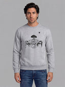 Sudadera Gris Personalizable Hombre