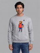 Sudadera Gris Personalizable Hombre