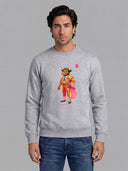 Sudadera Gris Personalizable Hombre