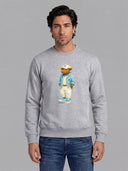 Sudadera Gris Personalizable Hombre