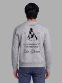 Sudadera Gris Personalizable Hombre