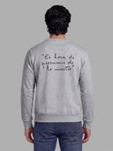 Sudadera Gris Personalizable Hombre