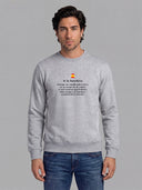 Sudadera Gris Personalizable Hombre