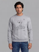 Sudadera Gris Personalizable Hombre