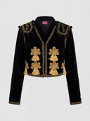Veste Torera Jet et Or