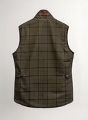 Chaleco Cuadros Verde Caza Hombre