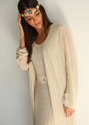 Túnica Larga Dorada Mujer