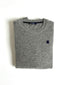 Jersey Hombre Cuello Caja Gris