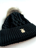 Pack de Gorro Y Guantes Negros Mujer
