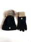 Pack de Gorro Y Guantes Negros Mujer