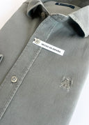 Camisa Kaki Nido de Abeja Hombre