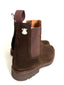 Chocolate Brown Nubuck Men's Ankle Boots