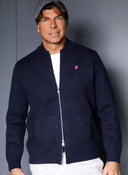 Chaqueta Azul Cremallera Hombre