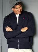 Chaqueta Azul Cremallera Hombre