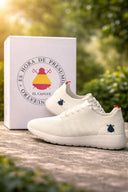 Pinky Weiß Spanien Herren Sneaker
