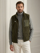 Chaleco Borrego Verde Caza Hombre