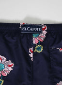 Maillot de Bain Homme Bleu Fleurs Roses