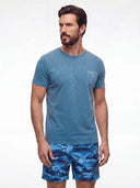 Bañador Azul Camuflaje Hombre